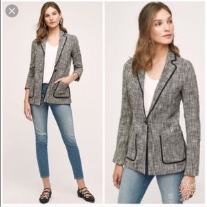 Anthropologie Leonie knit blazer